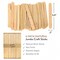 CraftySticks 6 Inch Jumbo Wood Popsicle Sticks for Crafts and STEM Learning